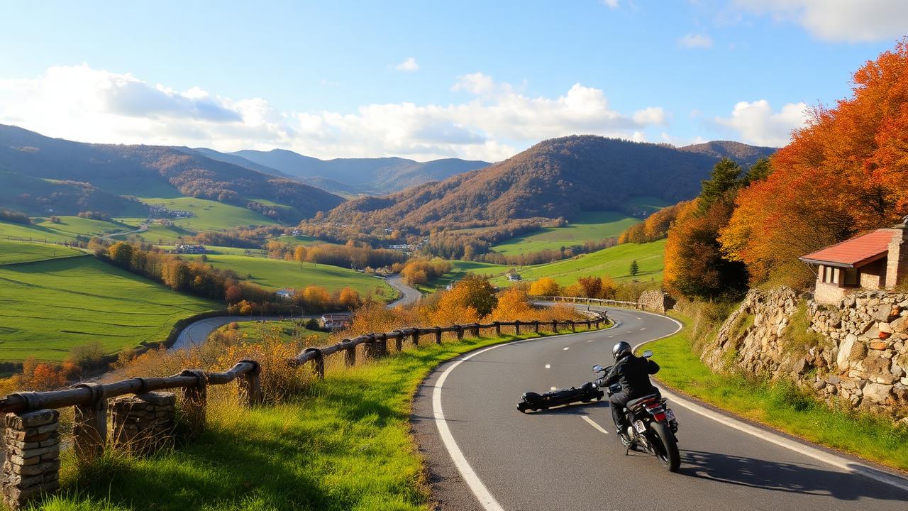 Motorradtouren durch die Eifel